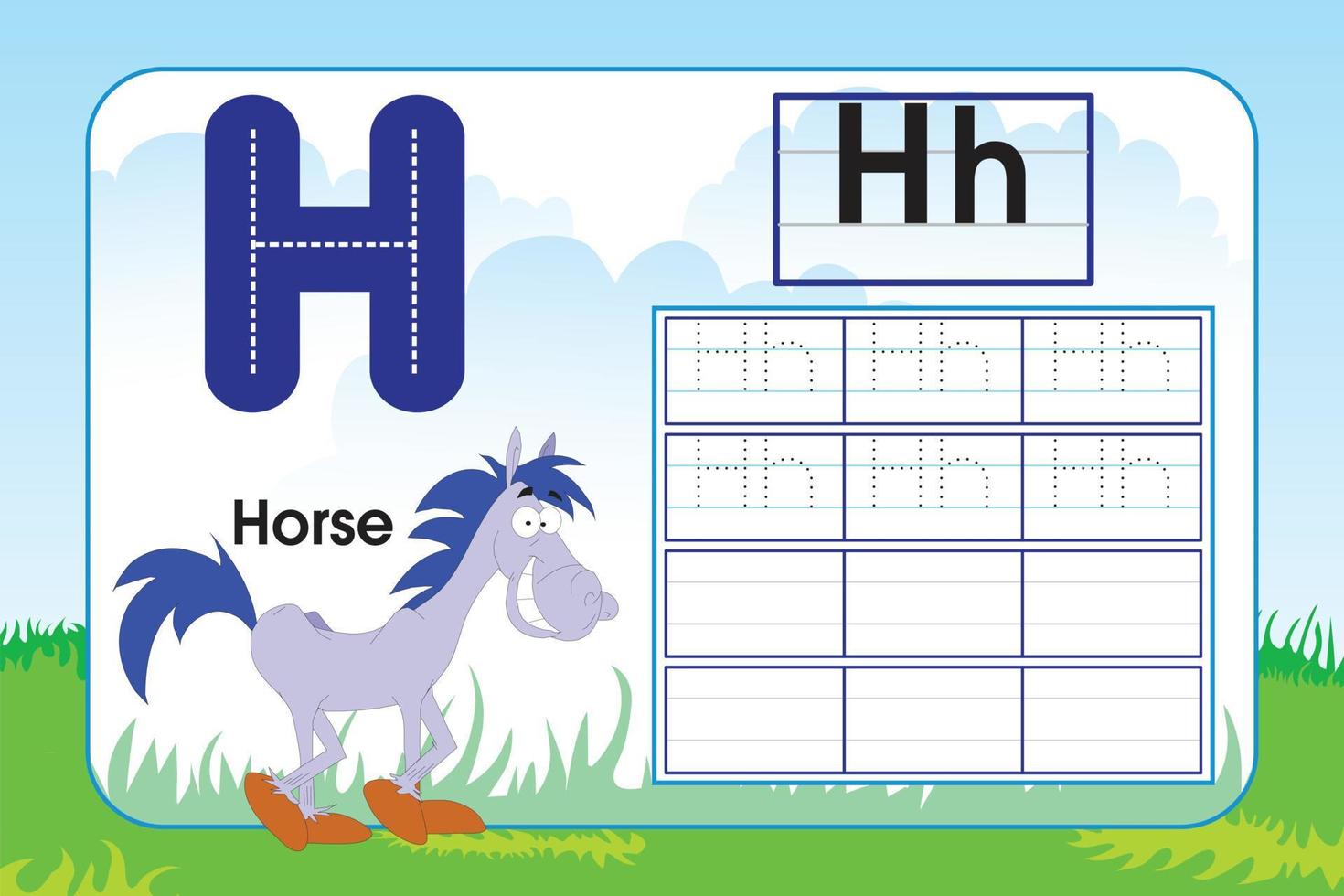 Kids activity worksheet, student playland background vector