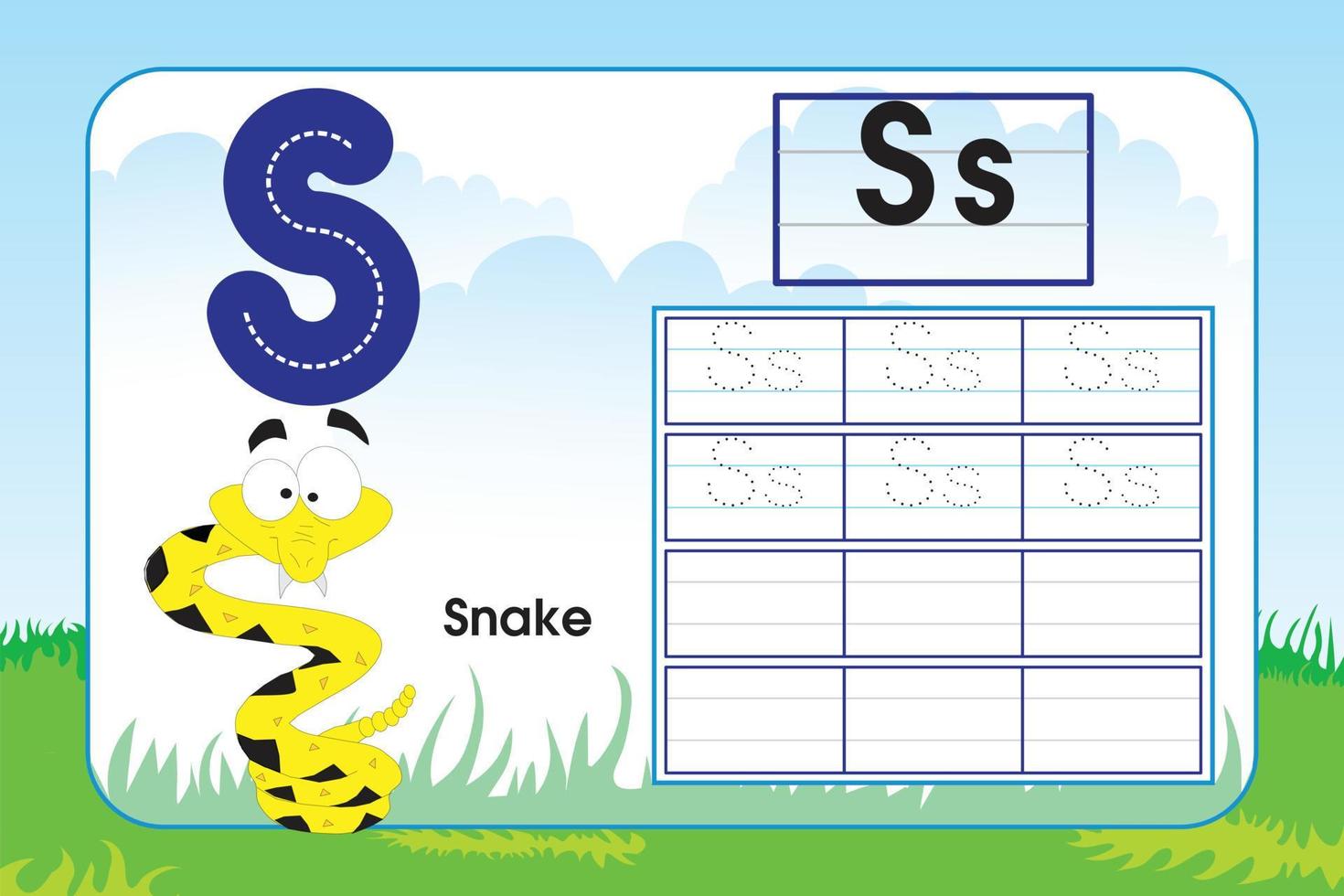 Kids activity worksheet, student playland background vector