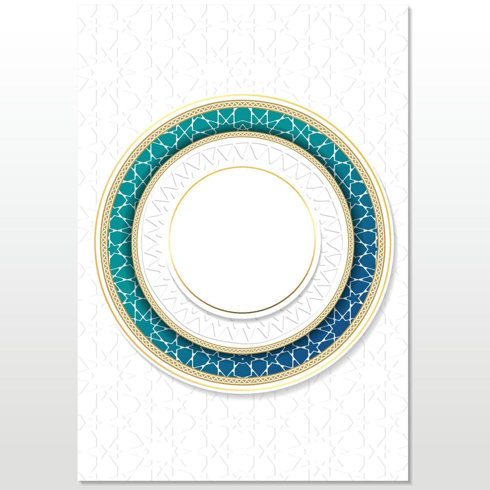 Islamic Book cover design, al quran book cover, eid ramadan luxury design vector