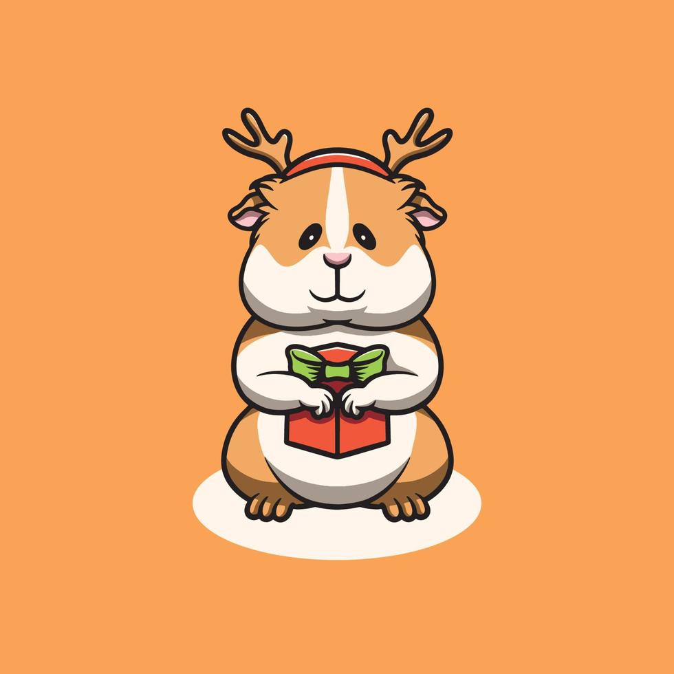 Cute Guinea Pig vector