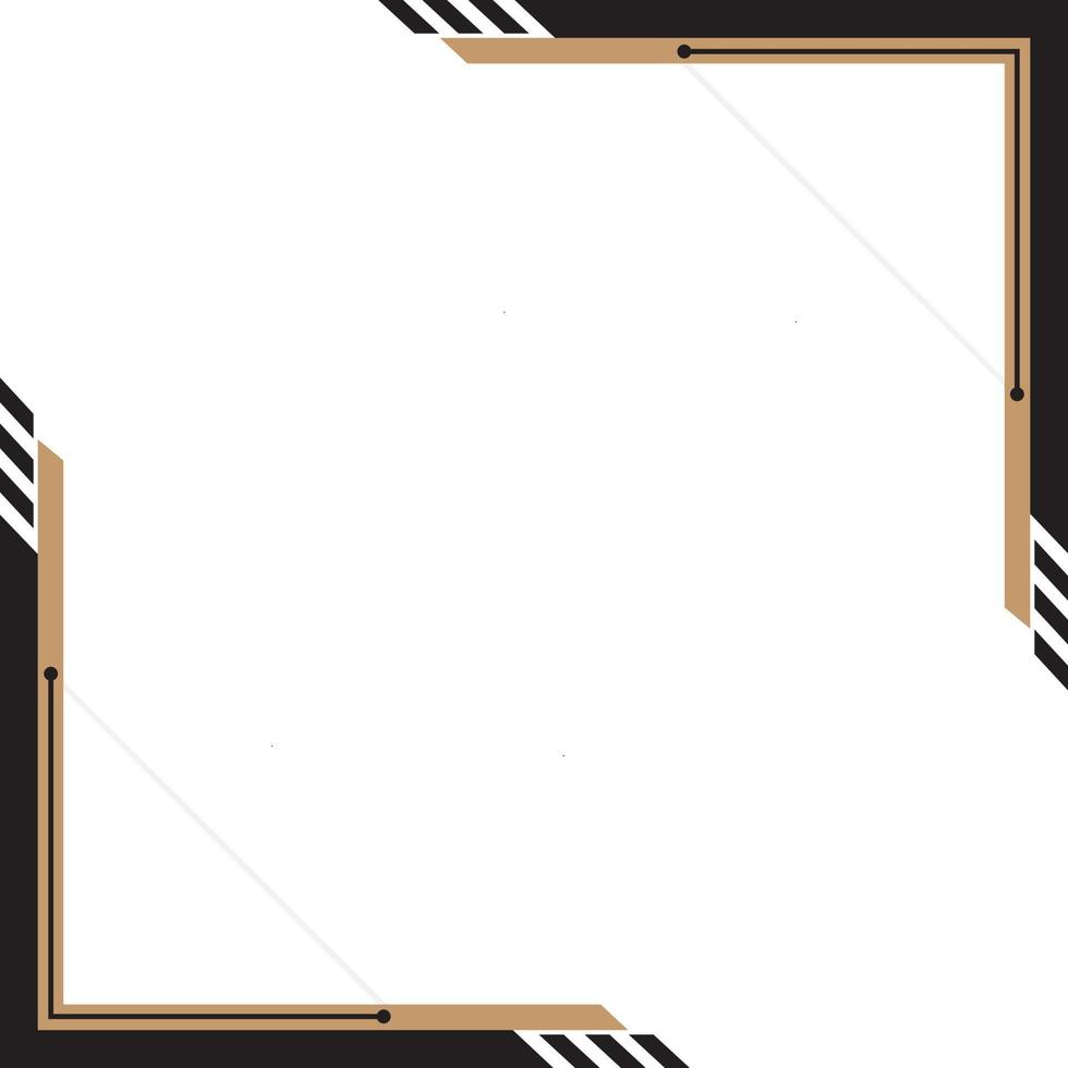 Modern Abstract Business Square Line Box HD vector