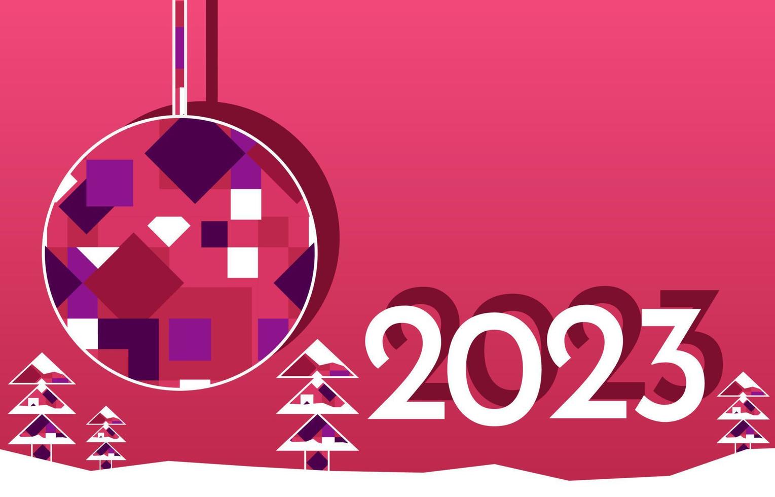 Template 2023 calendar cover concept. Happy New Year posters. Abstract design 2023 for vector celebration and season decoration, backgrounds, branding, banner, cover, card and social media templates.