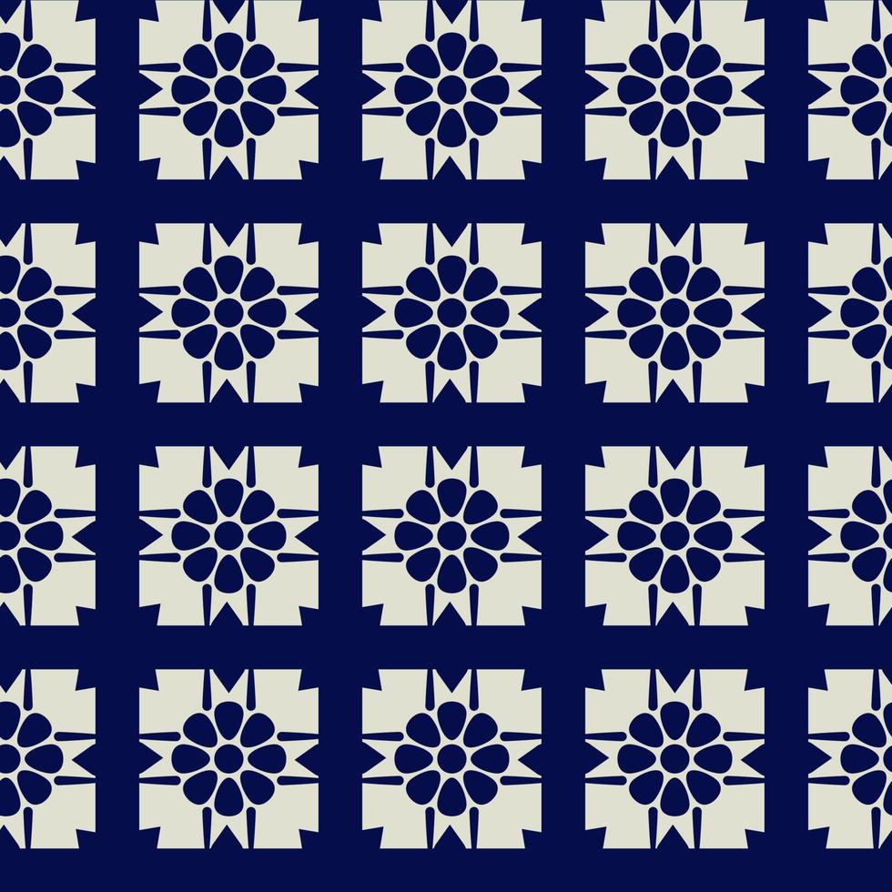 patrón de talavera. azulejos portugal. adorno turco. mosaico de azulejos marroquíes. porcelana española. vajilla de cerámica, diseño de impresión popular para fondo, alfombra, papel pintado, tela, ilustración vectorial. vector