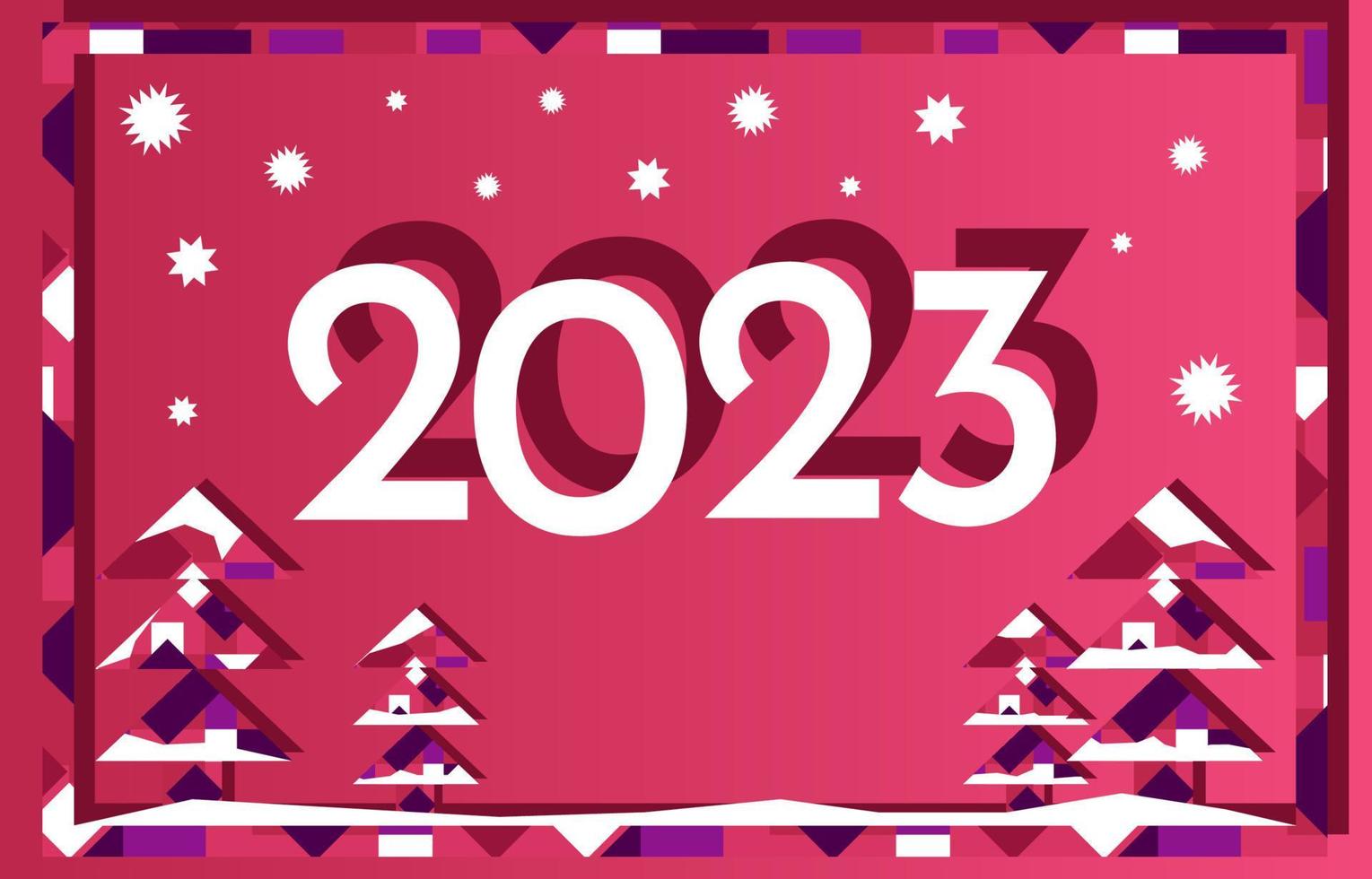 Template 2023 calendar cover concept. Happy New Year posters. Abstract design 2023 for vector celebration and season decoration, backgrounds, branding, banner, cover, card and social media templates.