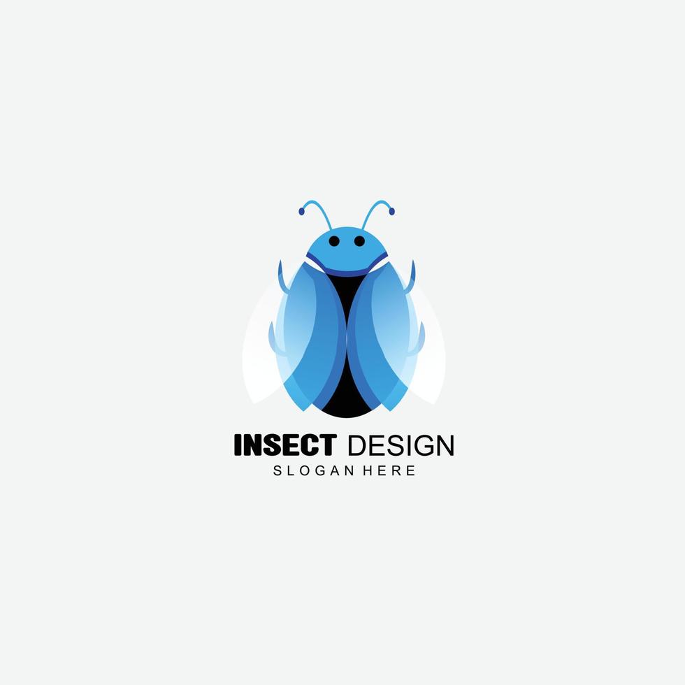 beetle art design vector gradient colorful