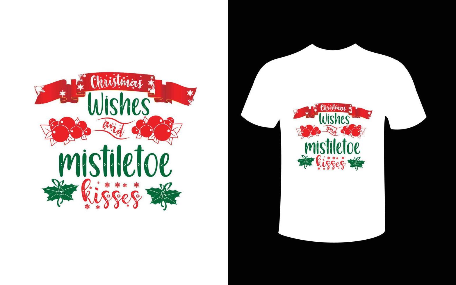 Christmas t-shiirt  design free vector