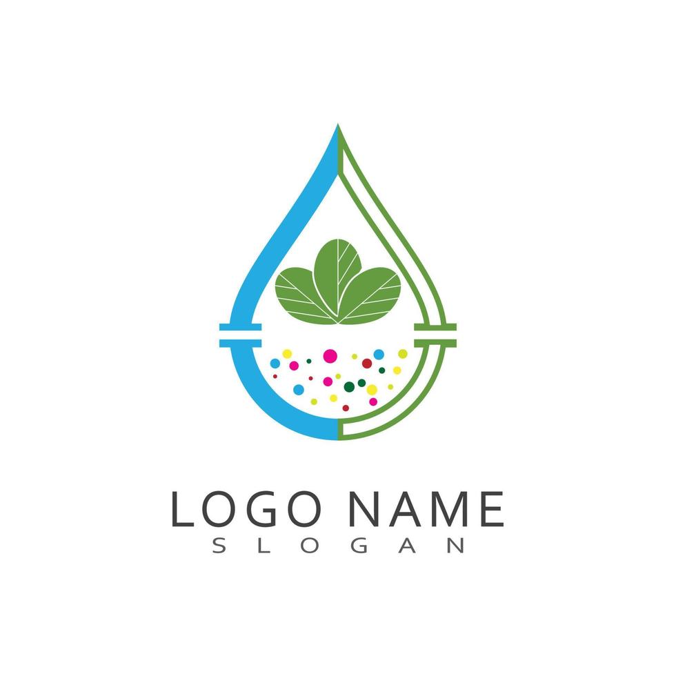 Moringa Leaf Logo Template Vector Symbol Nature