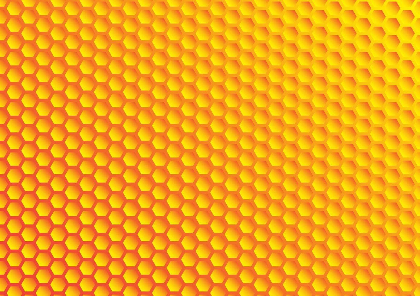 Beehive on golden screen. Abstract hexagonal pattern background. Hexagon design. Vector geometric