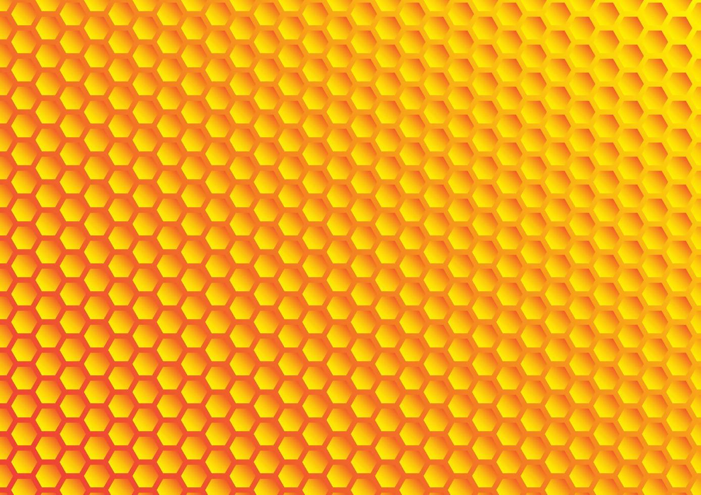 Beehive on golden screen. Abstract hexagonal pattern background. Hexagon design. Vector geometric