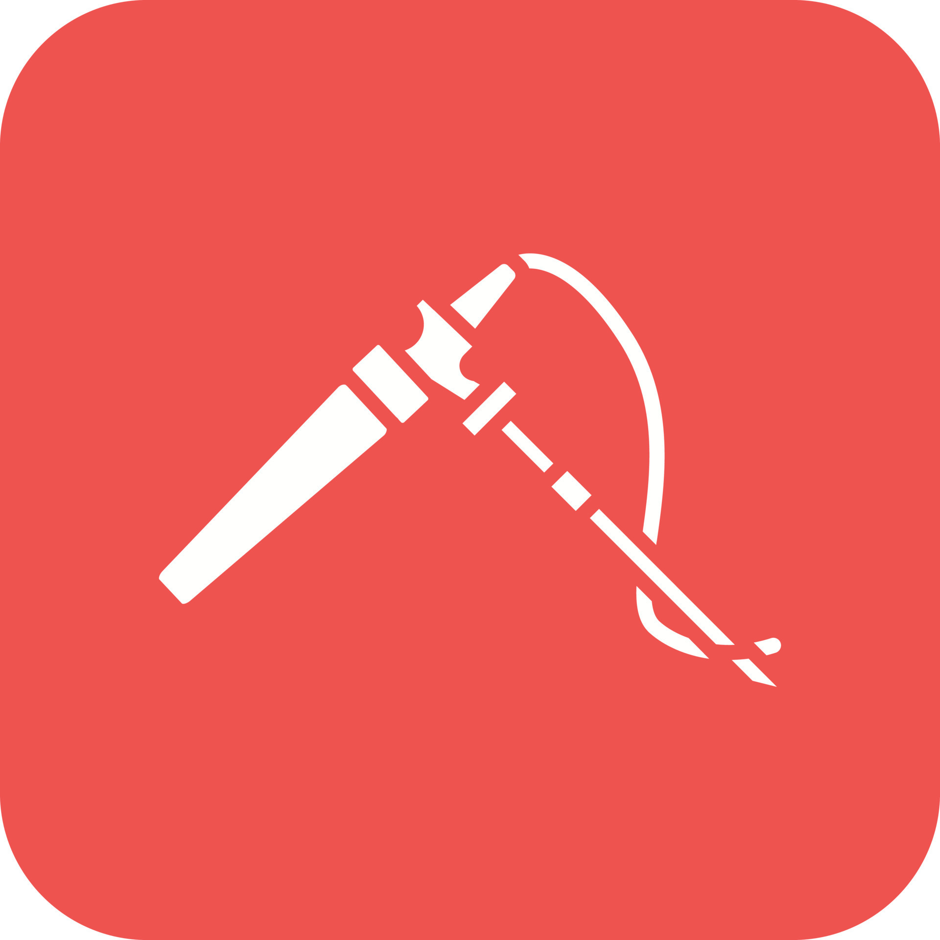 Boom Operator Glyph Round Corner Background Icon 16032225 Vector Art at