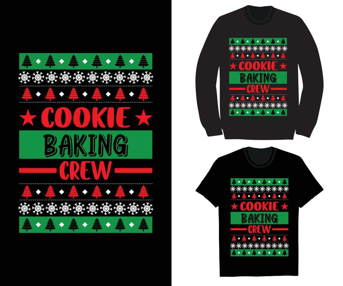 Cookie baking crew. vector