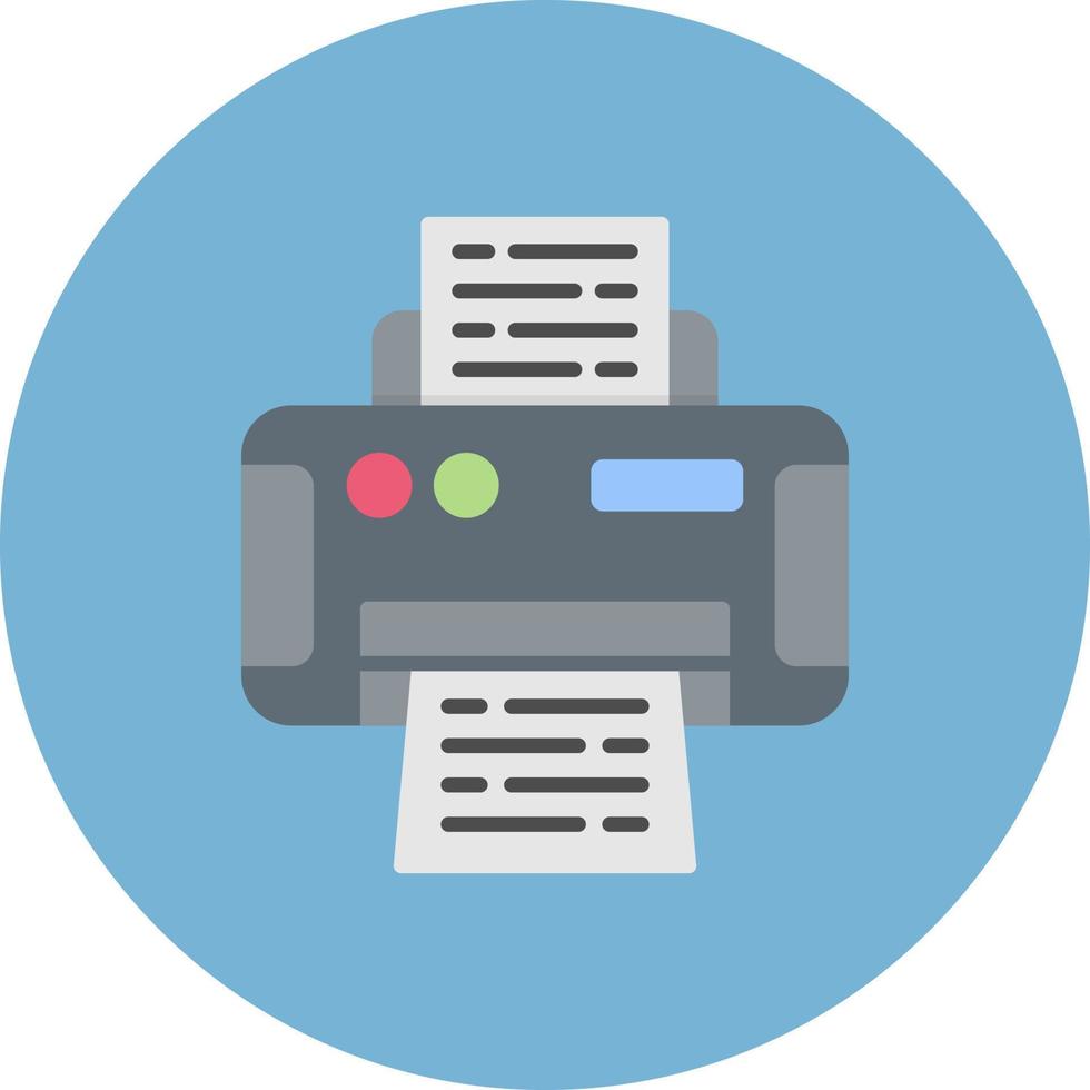 Printer Creative Icon Design vector