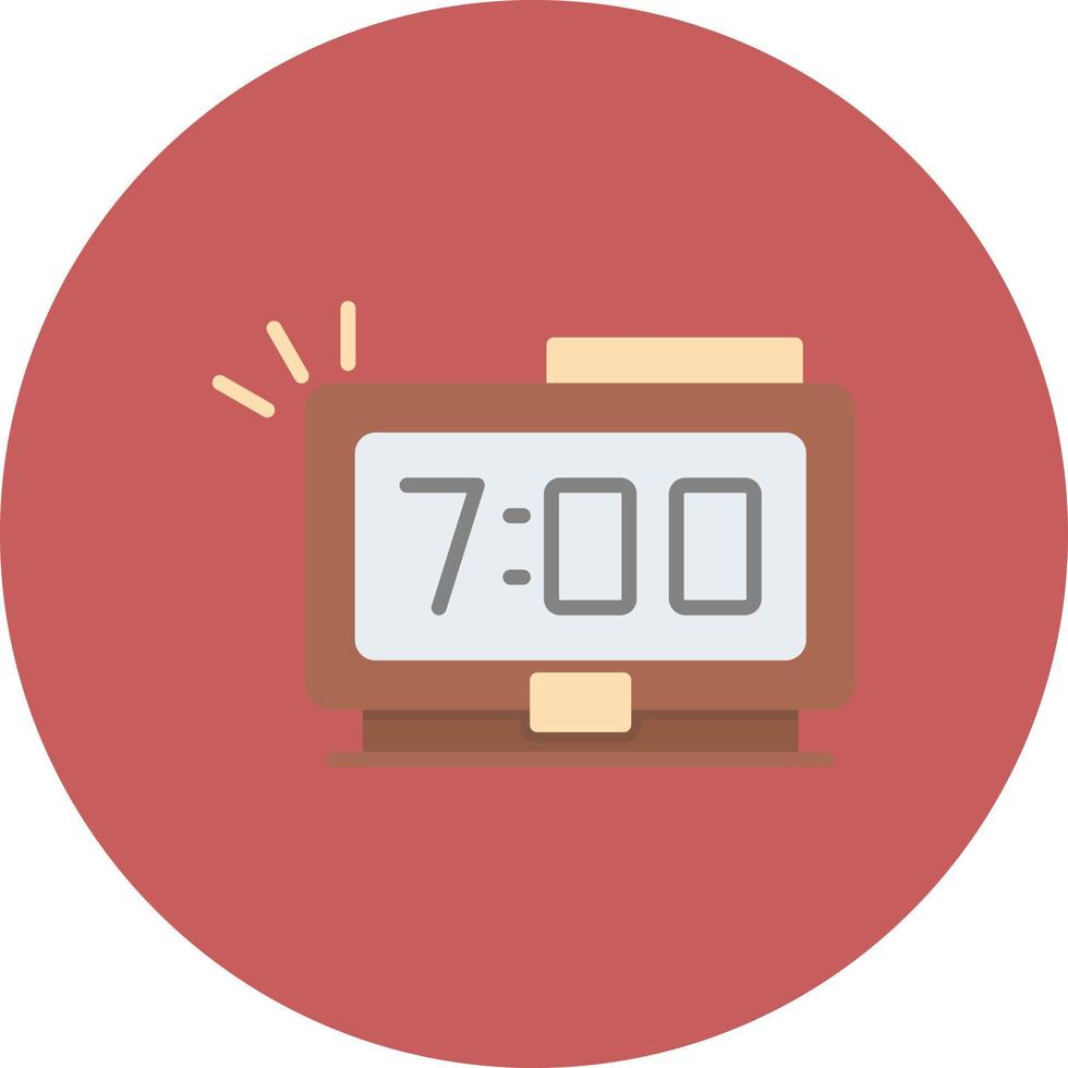 Digital Clock Creative Icon Design vector