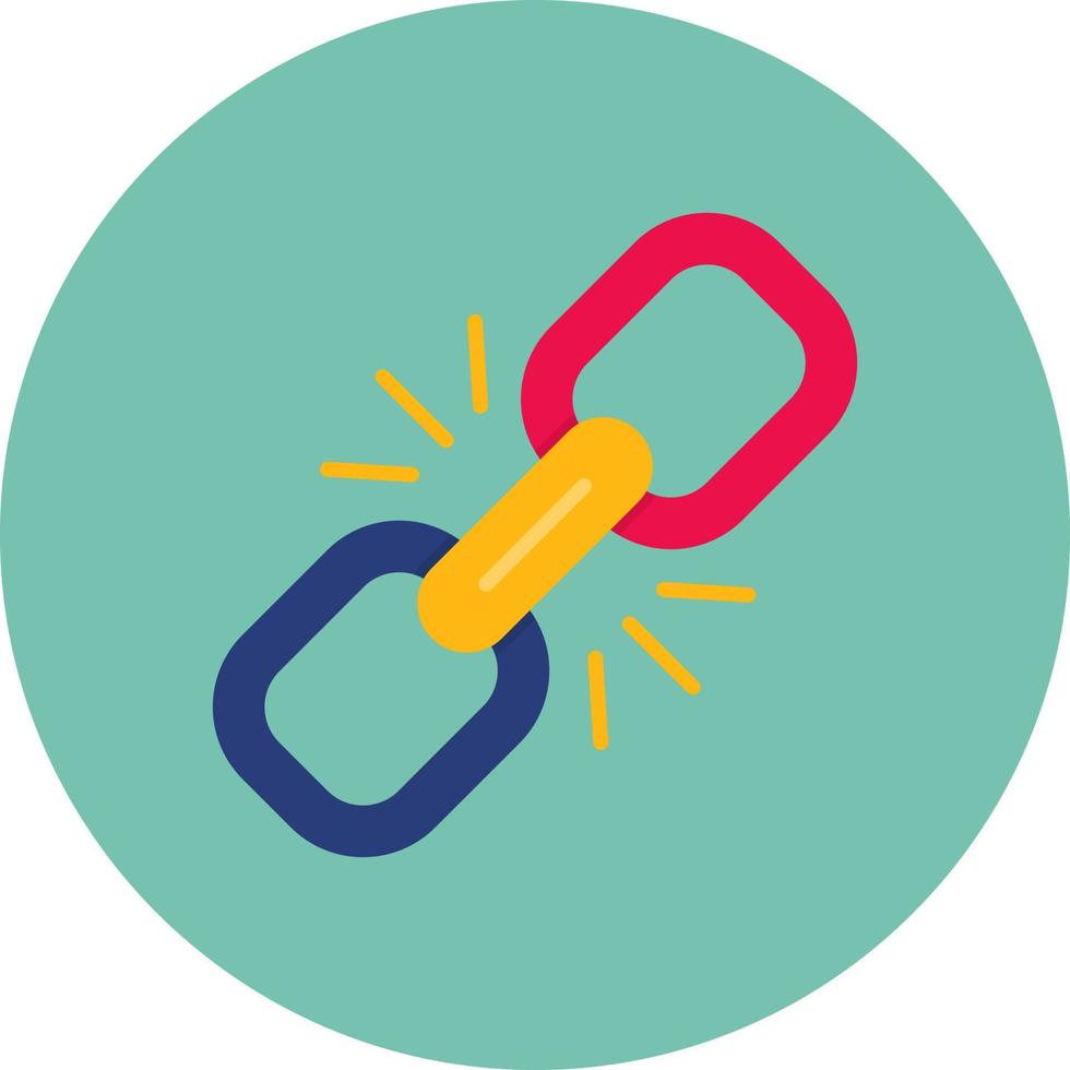 Link Creative Icon Design vector