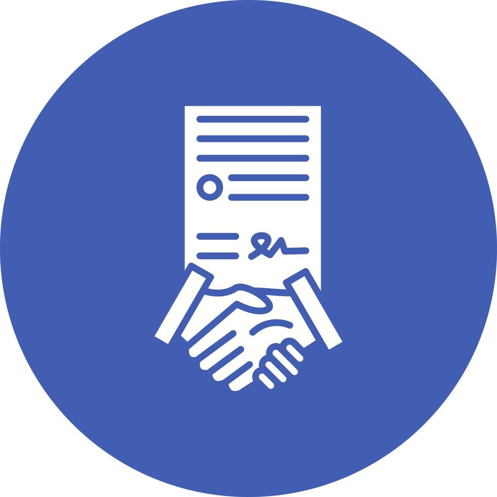 Settlement Glyph Circle Icon vector