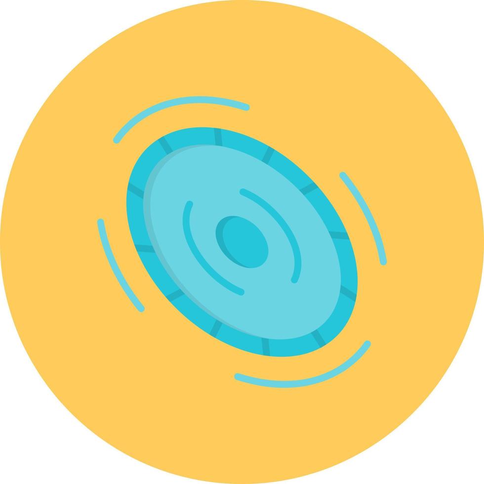 Frisbee Creative Icon Design vector