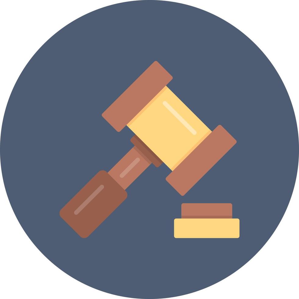 Gavel Creative Icon Design vector