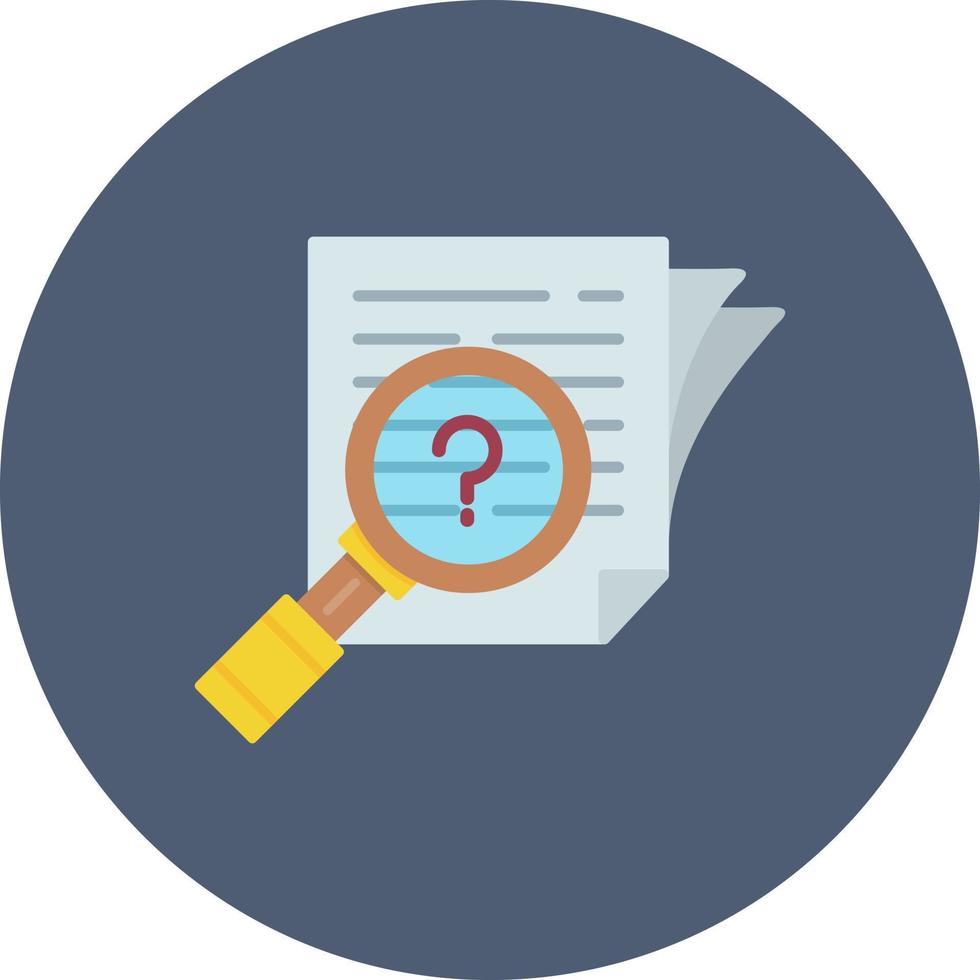 Investigation Creative Icon Design vector