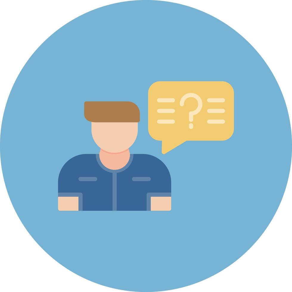 Question Creative Icon Design vector
