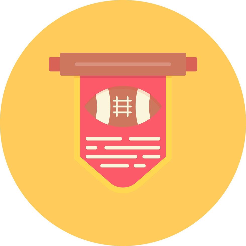 Pennant Creative Icon Design vector