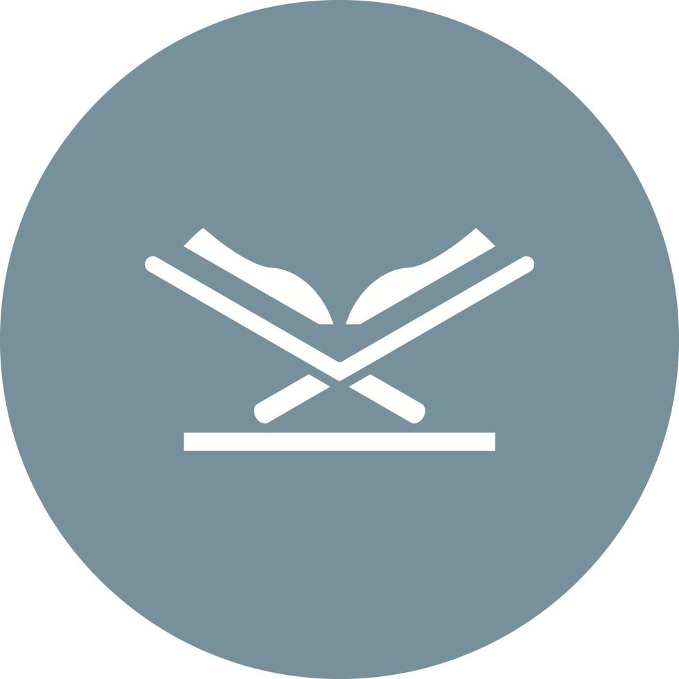 Quran Glyph Circle Icon vector