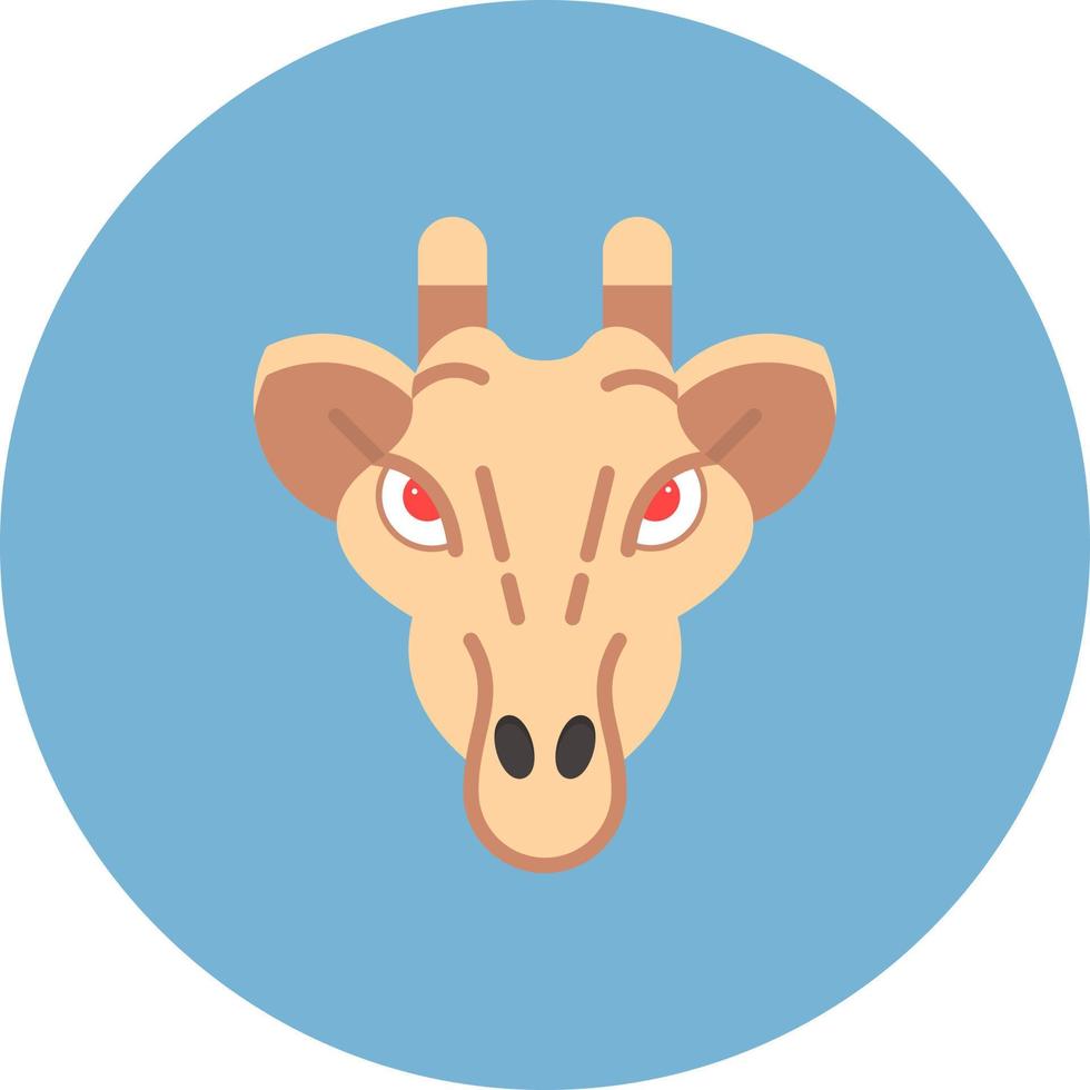 Giraffe Creative Icon Design vector