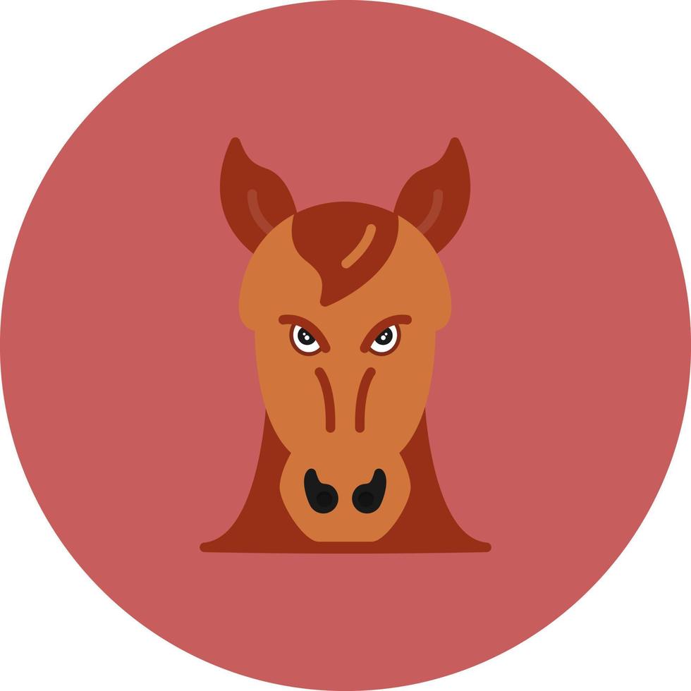 diseño de icono creativo de caballo vector