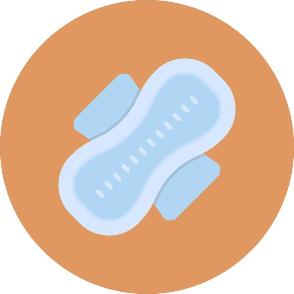 Sanitary Napkin Creative Icon Design vector