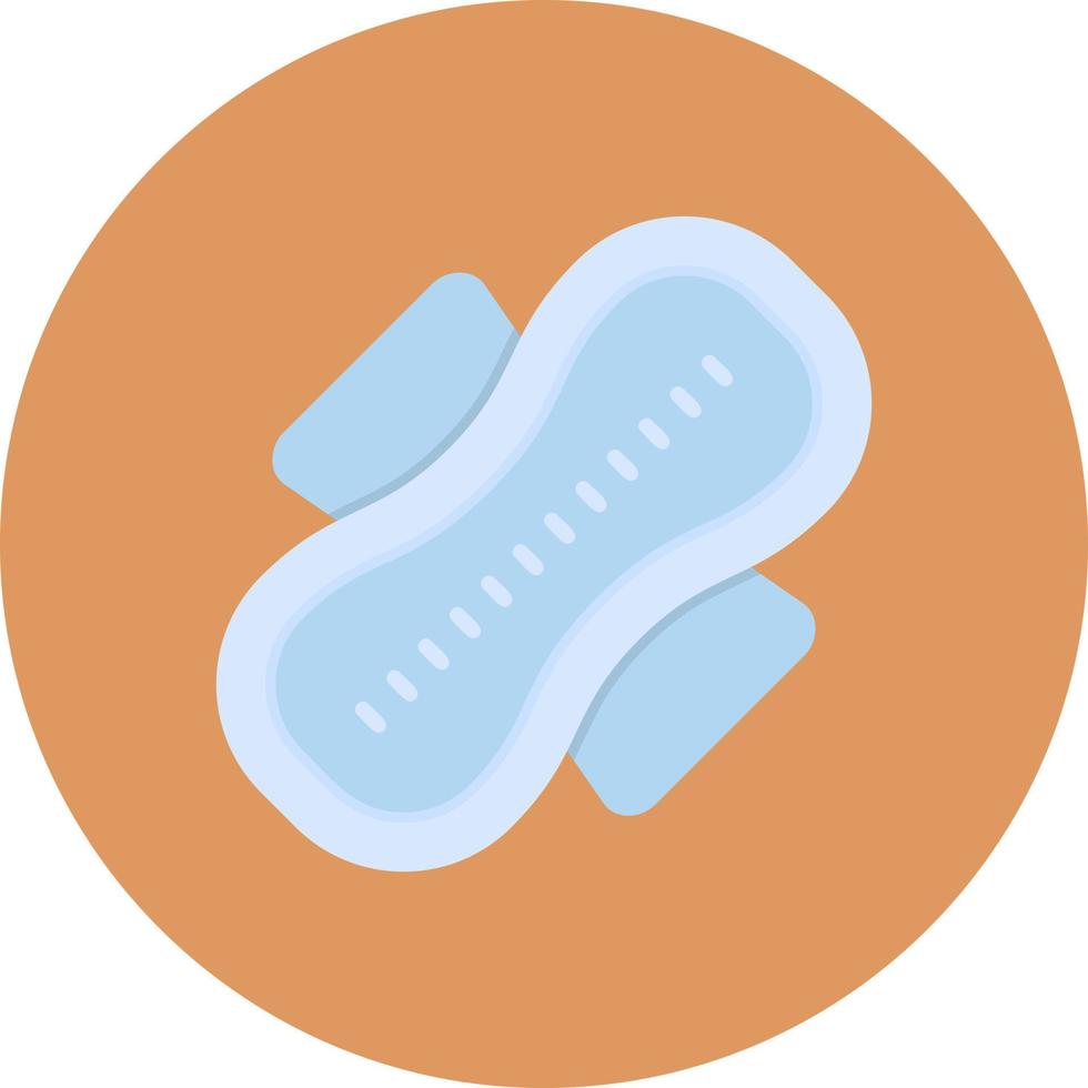 Sanitary Napkin Creative Icon Design vector