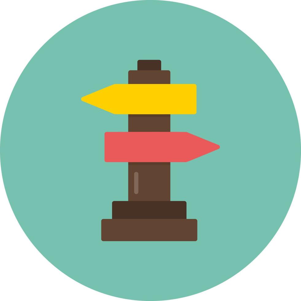 Road Sign Creative Icon Design vector