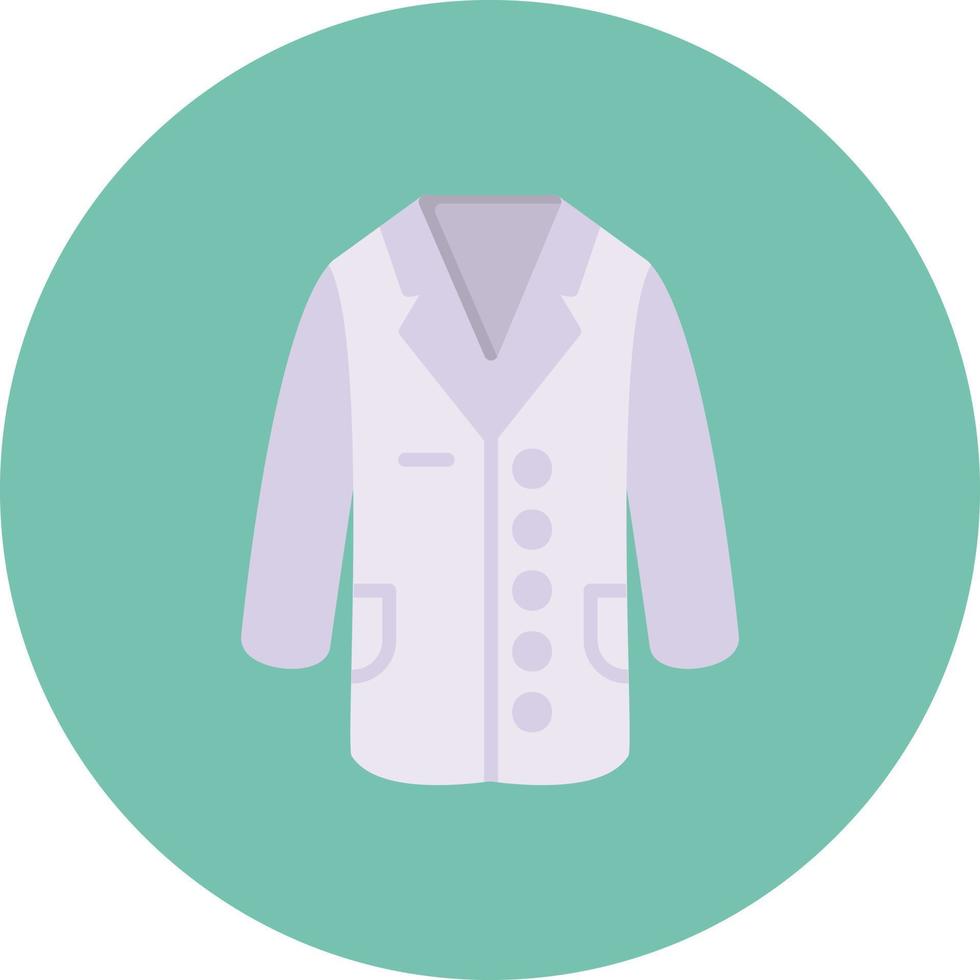 Lab Coat Creative Icon Design vector