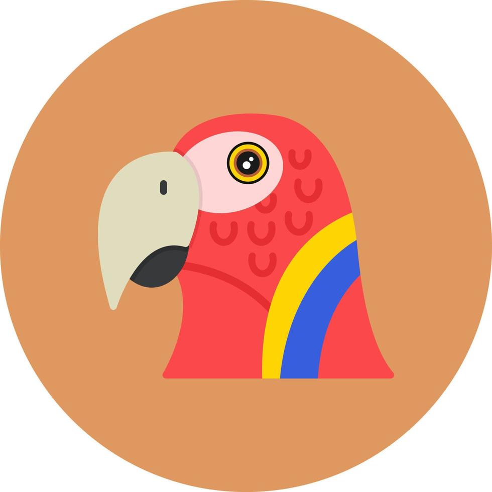 diseño de icono creativo de loro vector