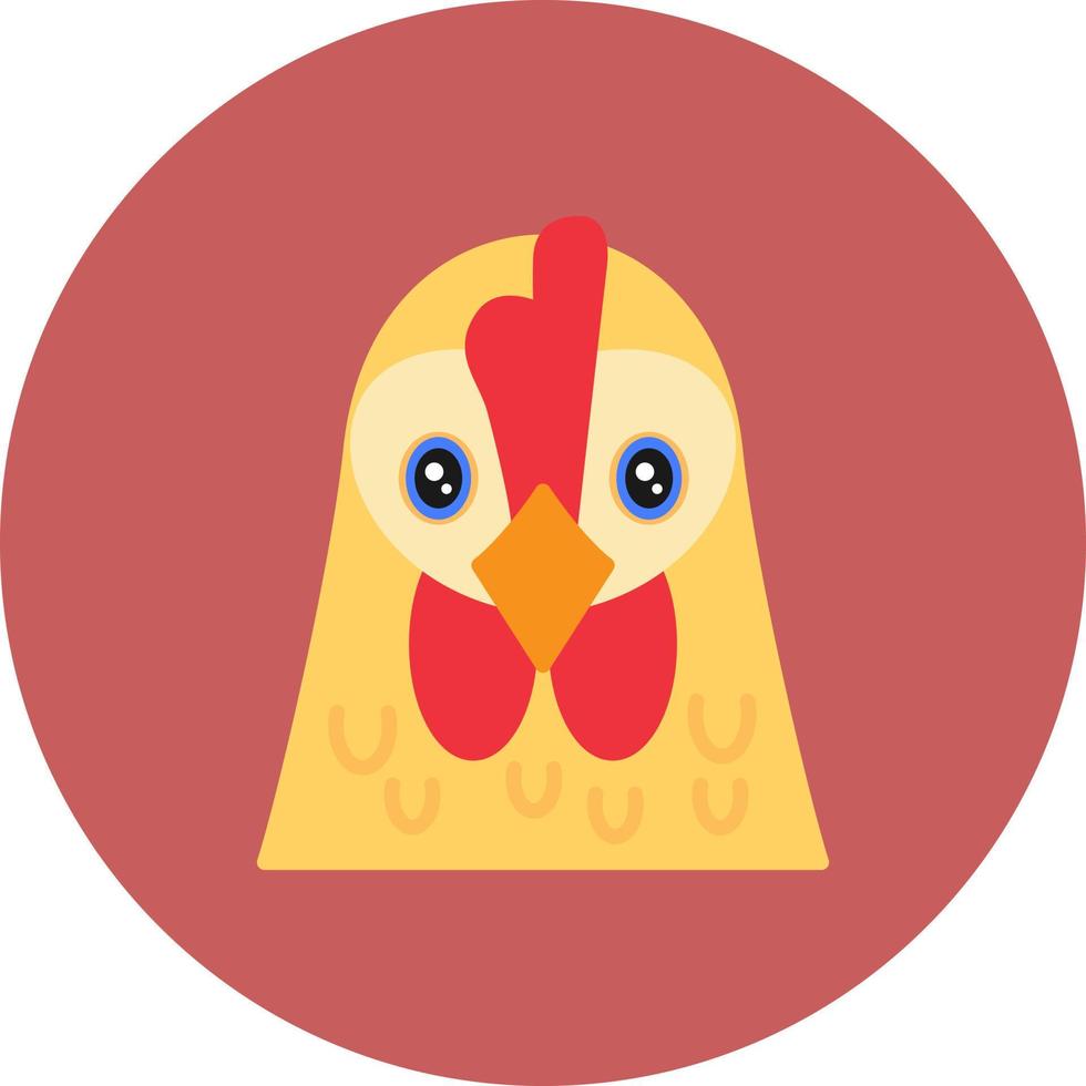 diseño de icono creativo de pollo vector