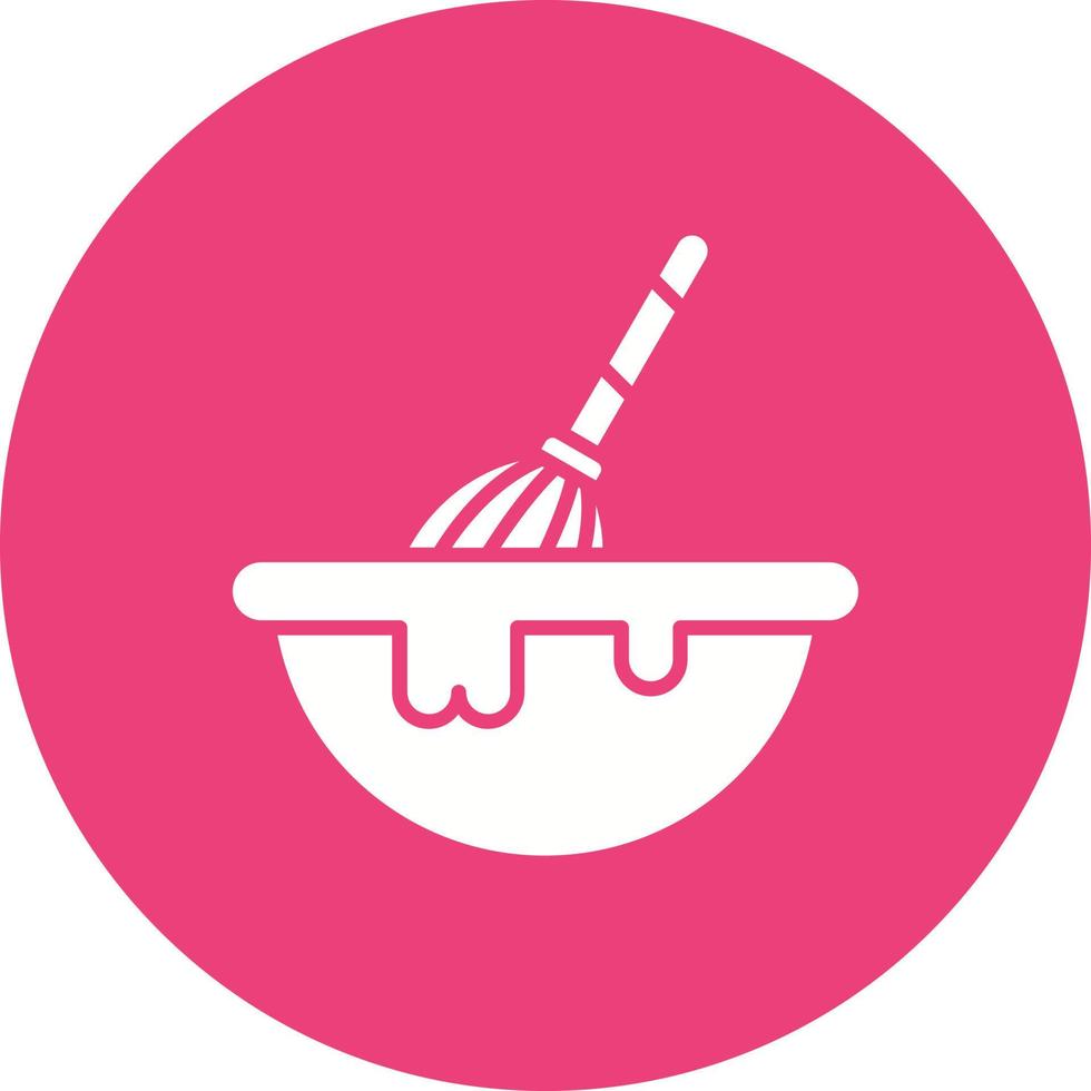 Mixing Ingredient Glyph Circle Icon vector