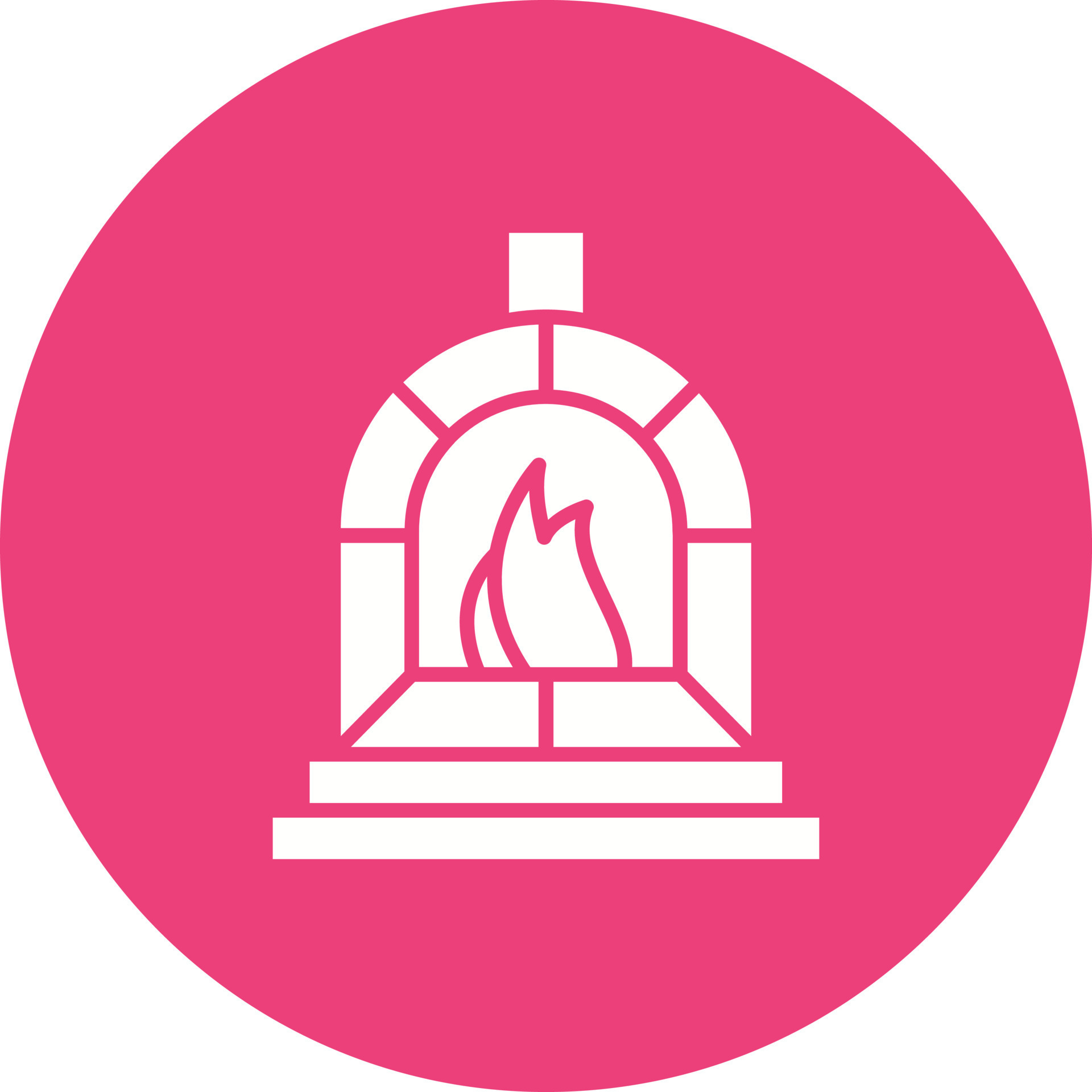 Stone Oven Glyph Circle Icon 16034889 Vector Art at Vecteezy