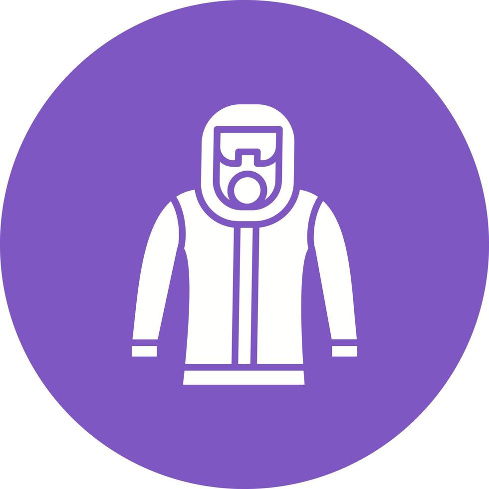 PPE Glyph Circle Icon vector