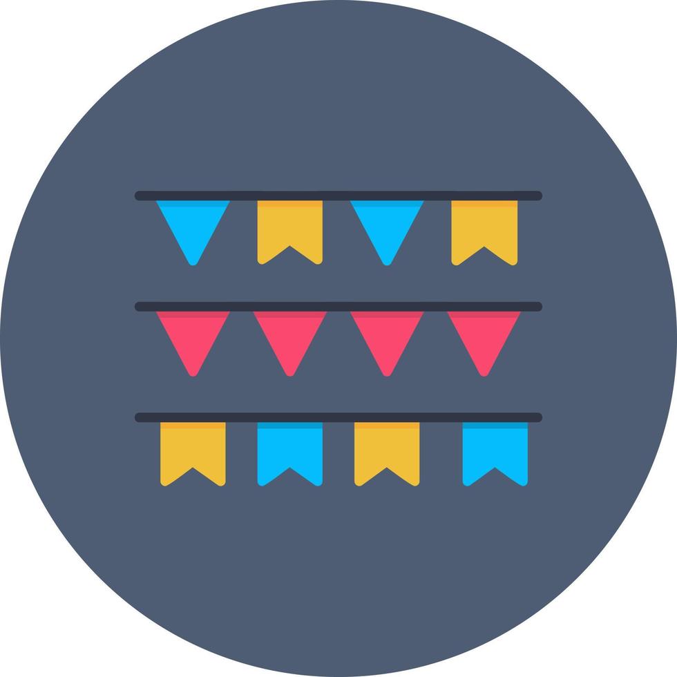 Pennant Creative Icon Design vector