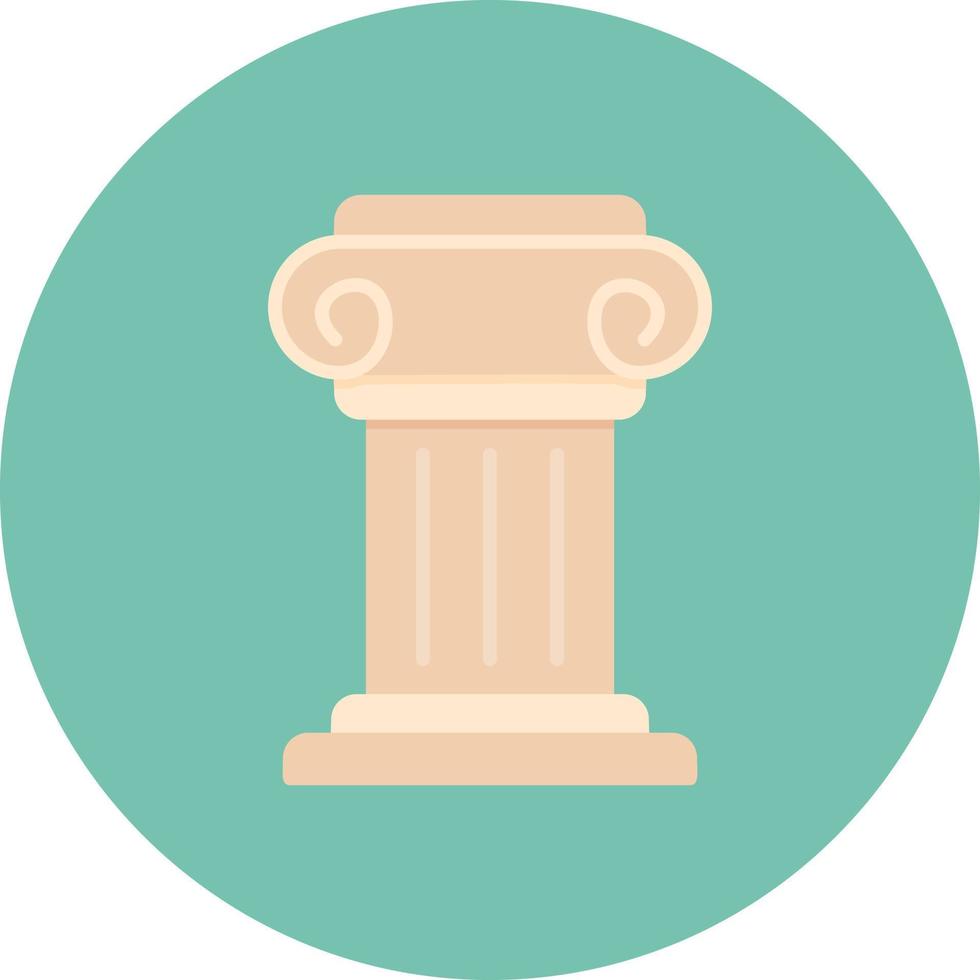 Pillar Creative Icon Design vector