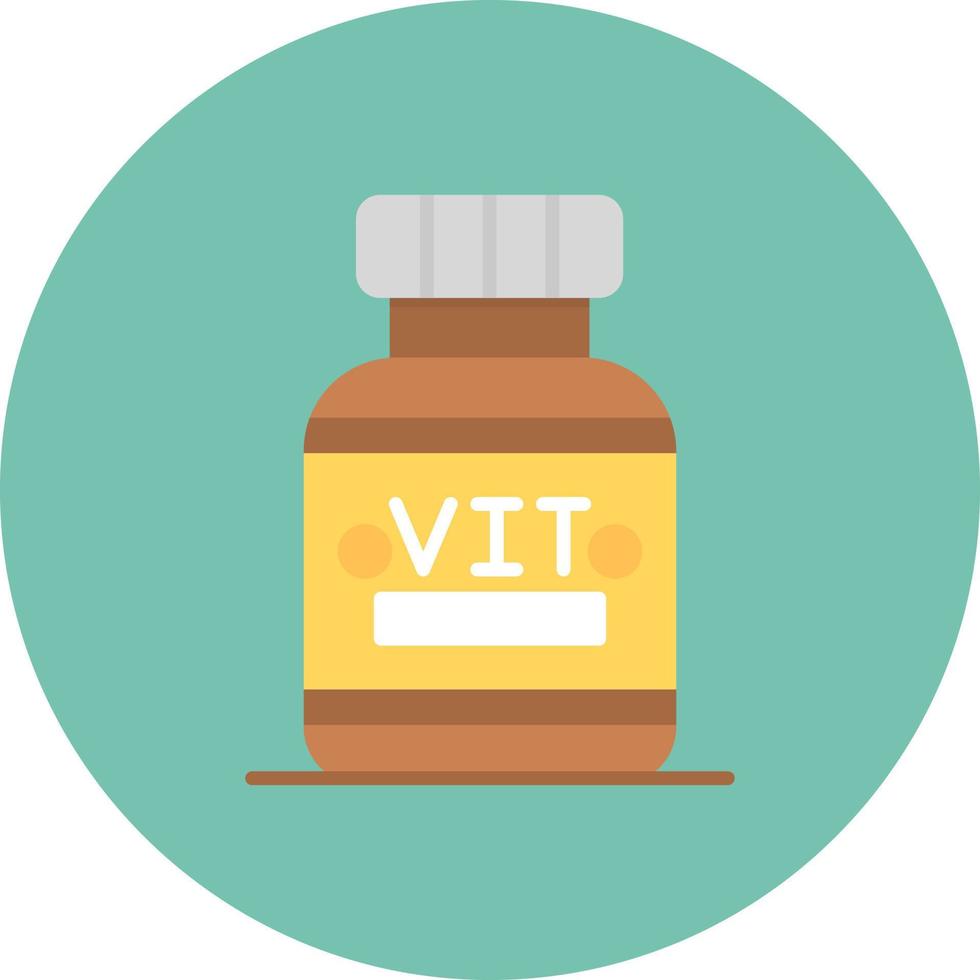 Vitamins Creative Icon Design vector
