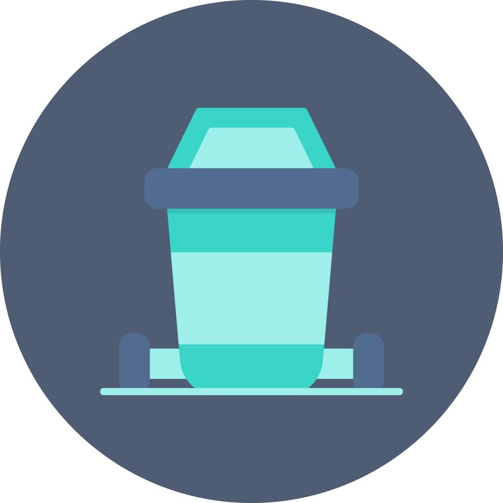 Dustbin Creative Icon Design vector