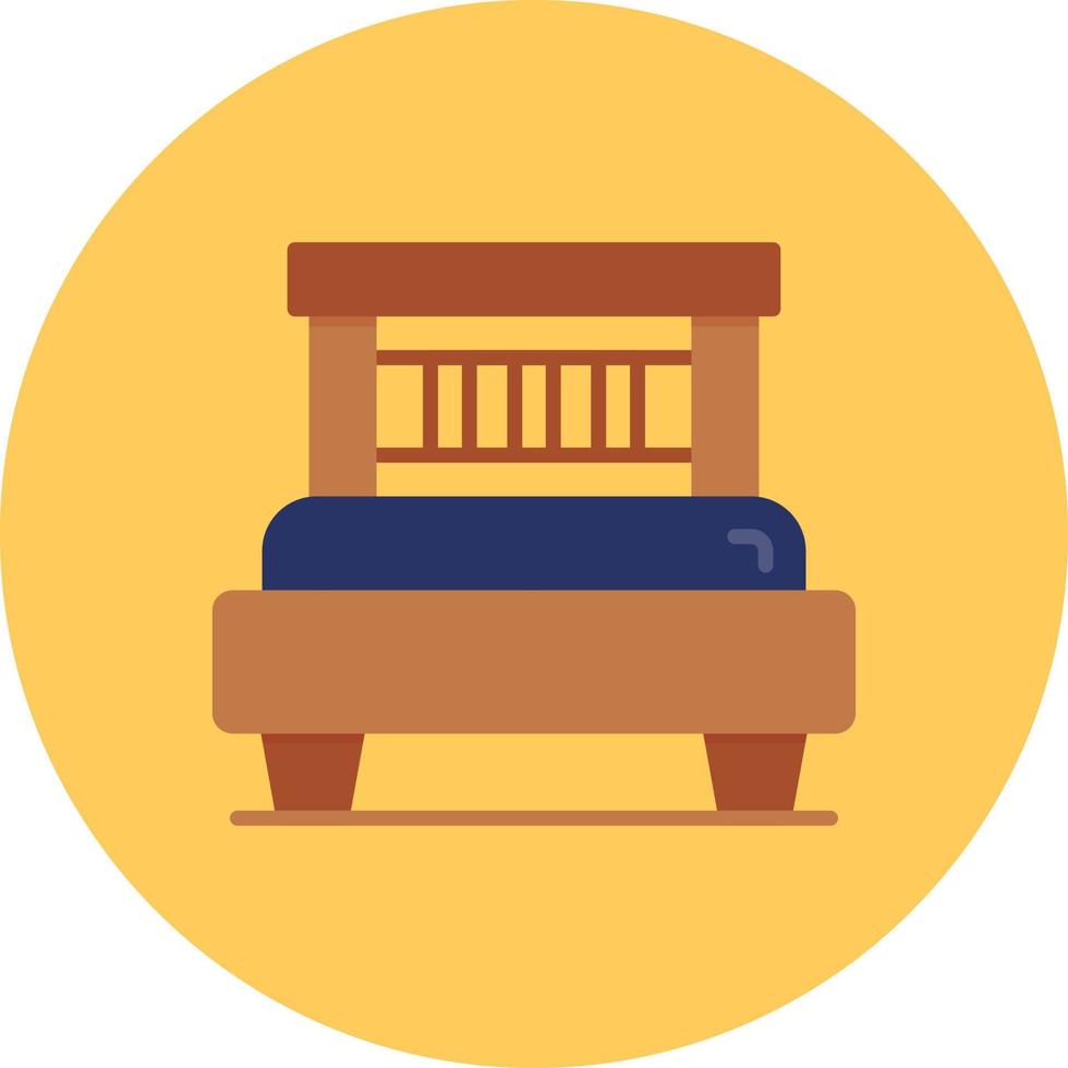 Bed Creative Icon Design vector