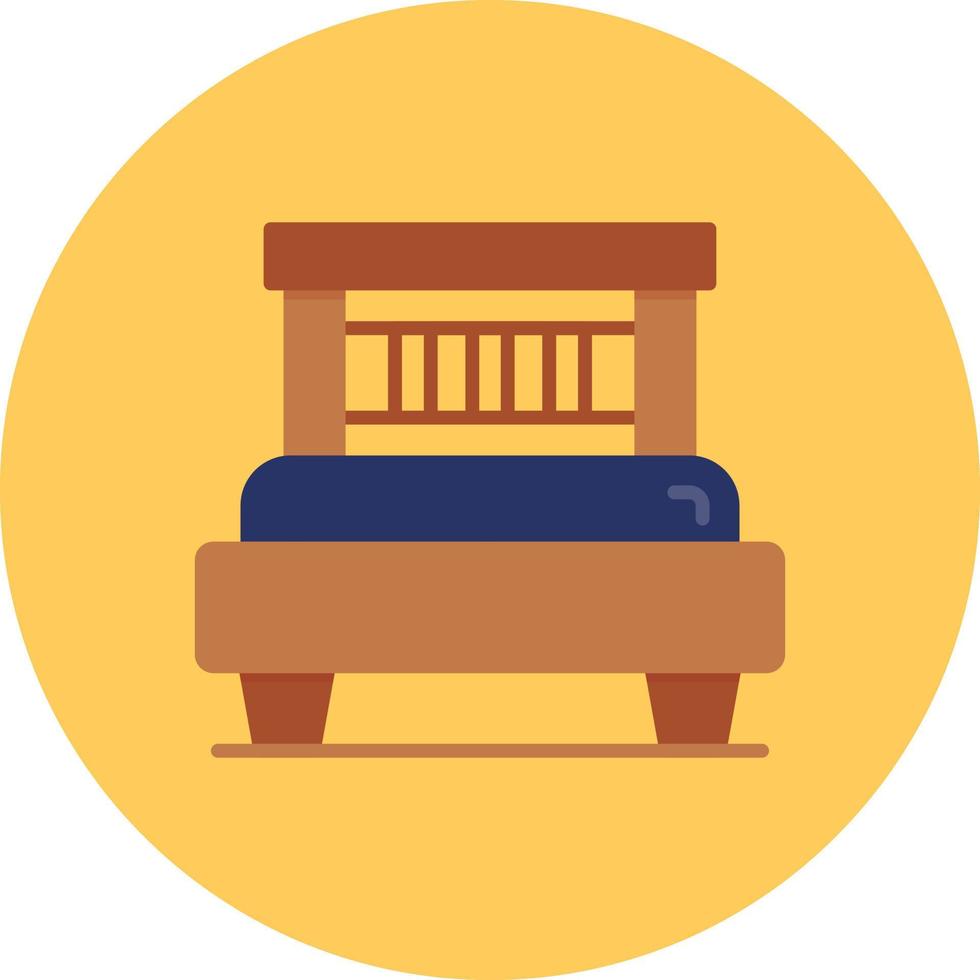 Bed Creative Icon Design vector