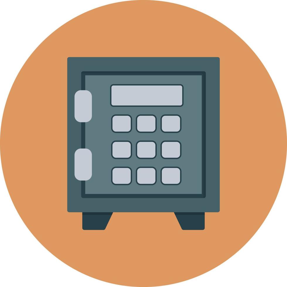 Safe Lock Creative Icon Design vector
