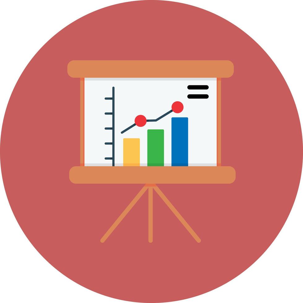 Growth Char Creative Icon Design vector