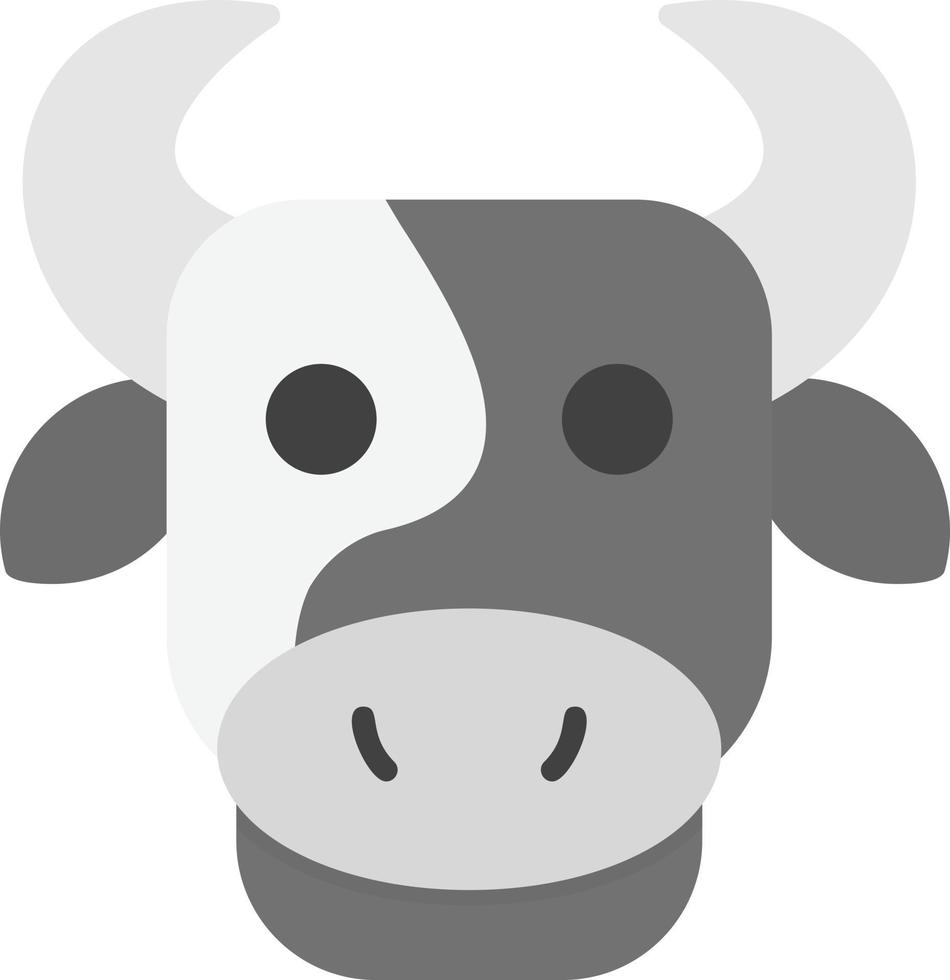 diseño de icono creativo de vaca vector