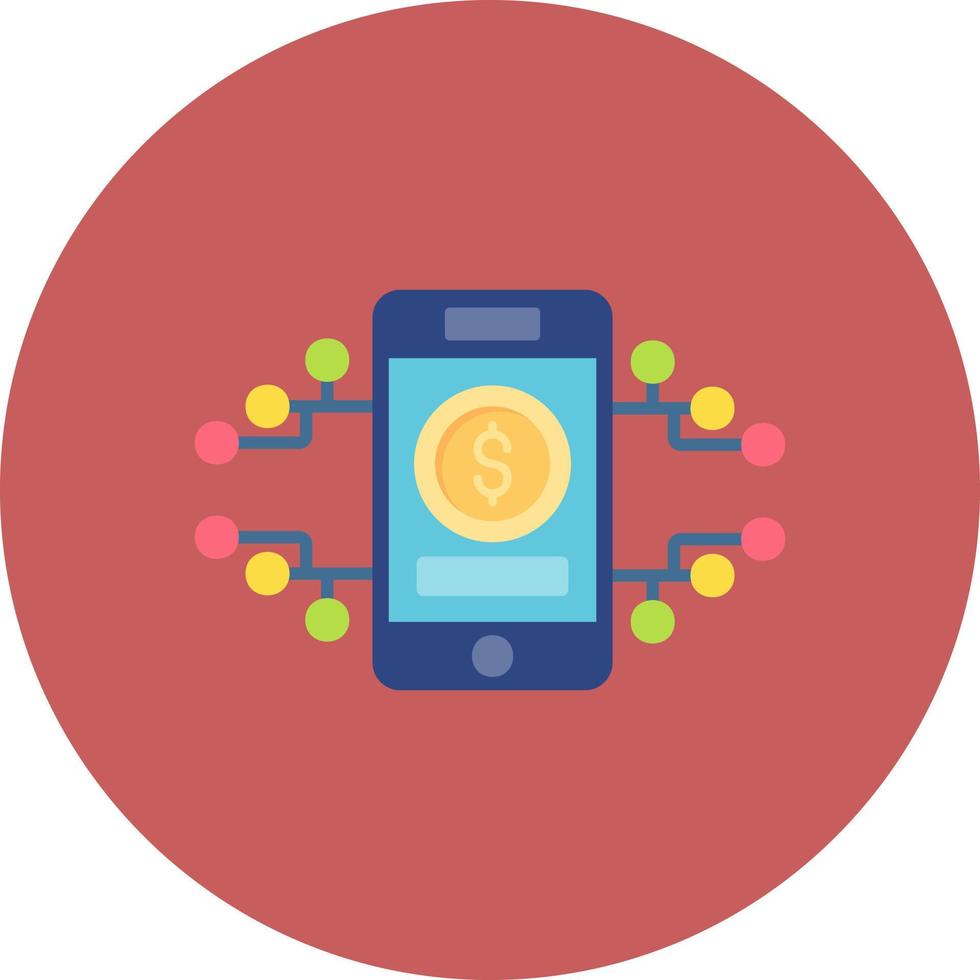 Digital Money Creative Icon Design vector