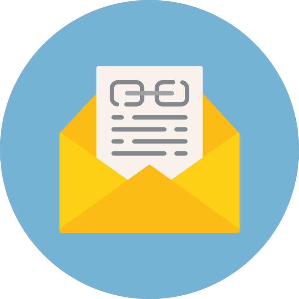 Email Link Creative Icon Design vector