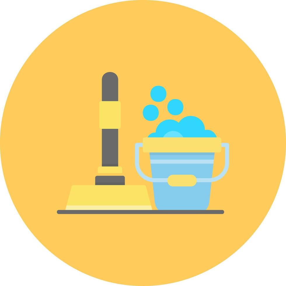 Floor Cleaner Creative Icon Design vector