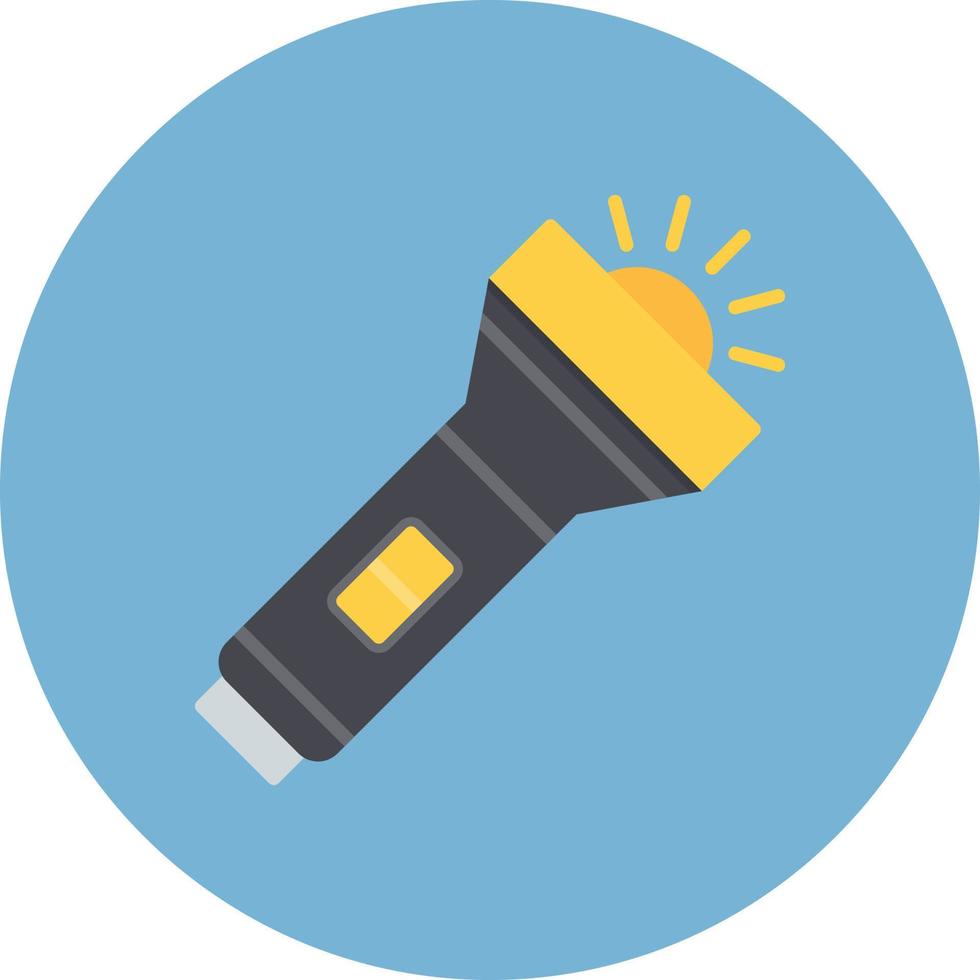 Flashlight Creative Icon Design vector