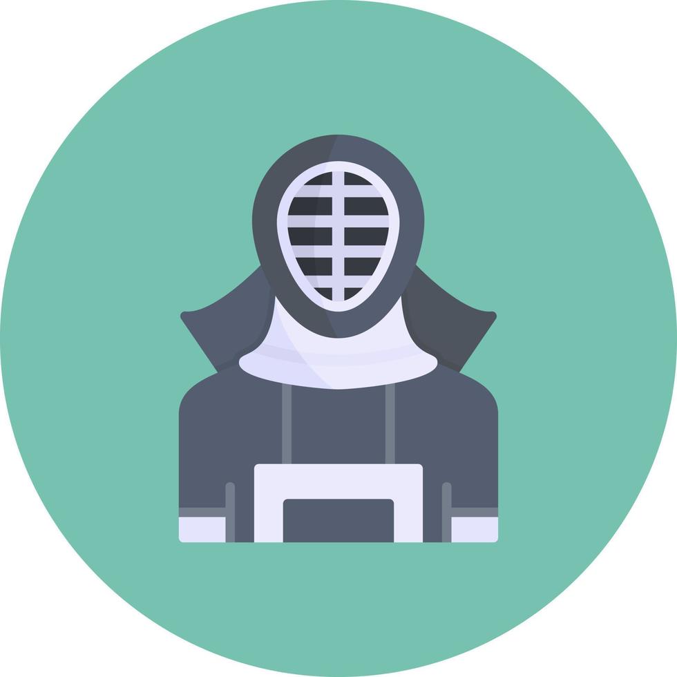 diseño de icono creativo de kendo vector